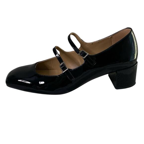 Tony Bianco Whistle Mary Jane Block Heel Square Toe Patent Leather Classy Sz 8.5 - Picture 2 of 15